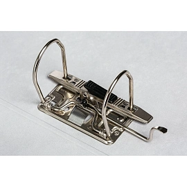 Папка-регистратор Комус 75 мм чёрная бумага с защитным уголком