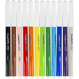 Фломастеры Carioca Joy 12 цветов с вентилируемыми колпачками смываемые фото Фломастеры Carioca Joy 12 цветов с вентилируемыми колпачками смываемые