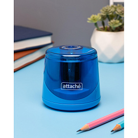 Точилка электрическая Attache синяя