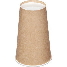 Стакан одноразовый бумажный 400/530 мл крафт (1000 штук в упаковке)