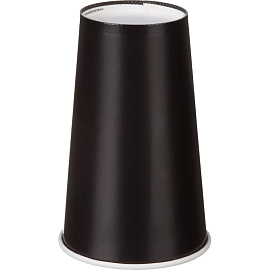 Стакан одноразовый бумажный 400/530 мл чёрный (1000 штук в упаковке)