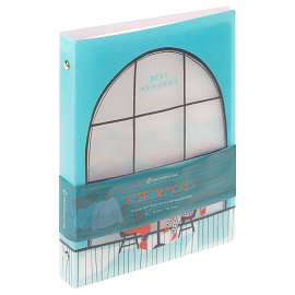 Тетрадь на кольцах А5, 80л., Greenwich Line "Best memories", пластиковая обложка, с разделителями