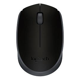 Мышь беспроводная Logitech M171 чёрно-серая (910-004643)