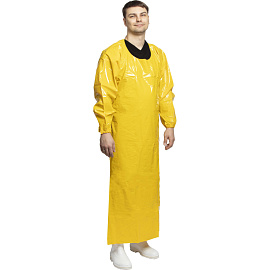 Фартук защитный КЩС Робин 2 полиуретановый желтый 0,15 мм