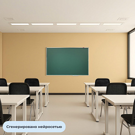 Доска магнитно-меловая Attache Classic 100x150 см зеленая с лаковым покрытием
