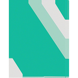 Папка-уголок с 3 разделителями Комус A4 пластиковая 180 мкм (10 штук в упаковке)