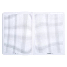 Тетрадь общая Be Smart Notes А5+ 48 листов в клетку на скрепке (обложка с рисунком надпись, матовая ламинация)