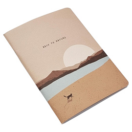 Тетрадь общая Be Smart Mountains А5 48 листов в клетку на скрепке (обложка с рисунком, матовая ламинация)