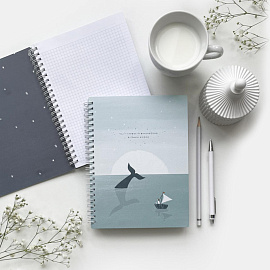 Тетрадь общая Be Smart Soul А5 120 листов в клетку на спирали (обложка с рисунком, матовая ламинация)