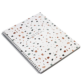 Бизнес-тетрадь Be Smart Terrazzo А4 96 листов в клетку на спирали (обложка с рисунком, матовая ламинация)