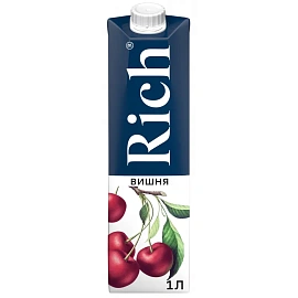 Сок Rich вишневый 1 л