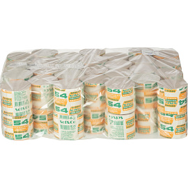 Бумага туалетная 1-слойная серая без втулки (56 рулонов в упаковке)