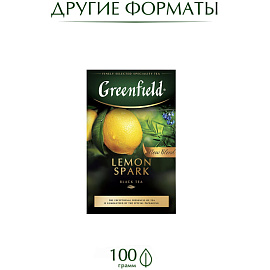 Чай черный Greenfield Lemon Spark 25 пакетиков (лимон, розмарин)
