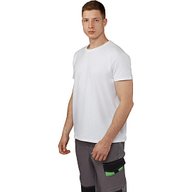 Футболка Imperial 190 белая короткий рукав 100% хлопок (размер S)