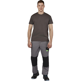 Футболка Imperial 190 темно-серая короткий рукав 100% хлопок (размер M)