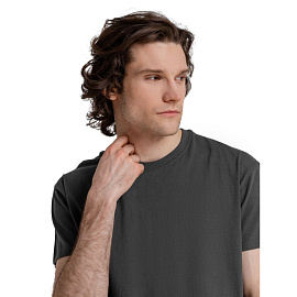 Футболка Imperial 190 темно-серая короткий рукав 100% хлопок (размер L)