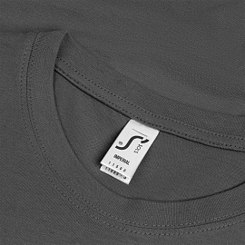 Футболка Imperial 190 темно-серая короткий рукав 100% хлопок (размер L)