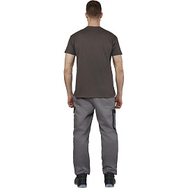 Футболка Imperial 190 темно-серая короткий рукав 100% хлопок (размер XL)