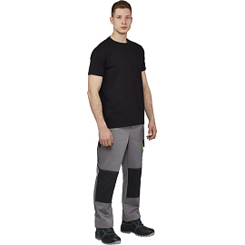 Футболка Imperial 190 черная короткий рукав 100% хлопок (размер S)