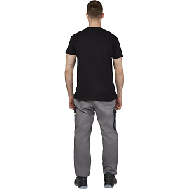 Футболка Imperial 190 черная короткий рукав 100% хлопок (размер S)