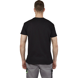 Футболка Imperial 190 черная короткий рукав 100% хлопок (размер M)