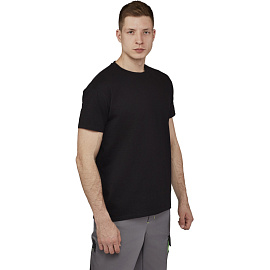 Футболка Imperial 190 черная короткий рукав 100% хлопок (размер L)