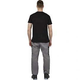 Футболка Imperial 190 черная короткий рукав 100% хлопок (размер XL)