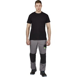 Футболка Imperial 190 черная короткий рукав 100% хлопок (размер XL)