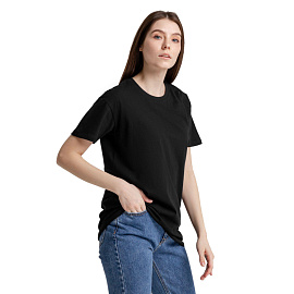 Футболка Imperial 190 черная короткий рукав 100% хлопок (размер XXL)