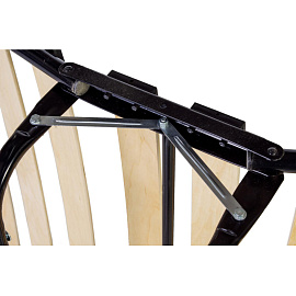 Кровать раскладная Виктория 800-М (черный, 800х1900 мм)