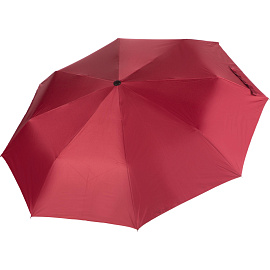 Зонт складной механический 8 спиц бордовый