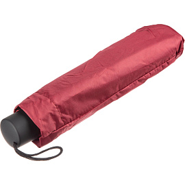 Зонт складной механический 8 спиц бордовый