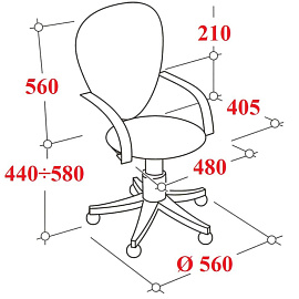 Кресло офисное Бюрократ CH-1300N черное (ткань, пластик) фото Кресло офисное Бюрократ CH-1300N черное (ткань, пластик)