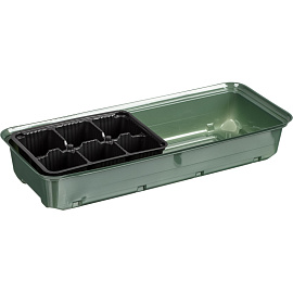 Кассета для рассады на 12 ячеек InGreen зелёная (40x17.4x13 см)