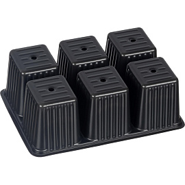 Кассета для рассады на 12 ячеек InGreen зелёная (40x17.4x13 см)