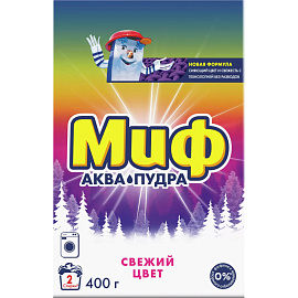 Порошок стиральный автомат Миф Свежий цвет 400 г