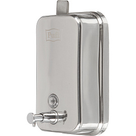 Дозатор для жидкого мыла механический Puff металл 1 л фото Дозатор для жидкого мыла механический Puff металл 1 л