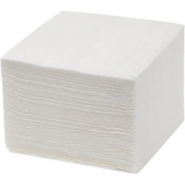 Салфетки бумажные Plushe Maxi 1-слойные 24х24 см белые (200 листов в пачке)