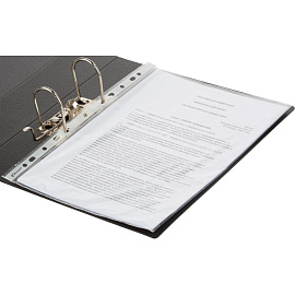 Папка-регистратор Attache 80 мм чёрная полифом