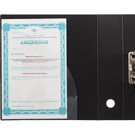Папка-регистратор Attache 80 мм чёрная полифом