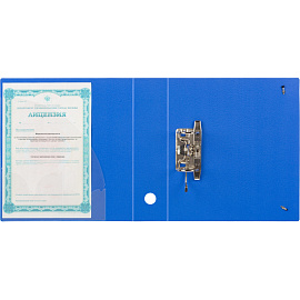 Папка-регистратор Attache 80 мм синяя полифом