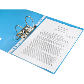 Папка-регистратор Attache 80 мм голубая полифом