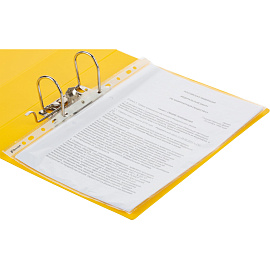 Папка-регистратор Attache 80 мм желтая полифом