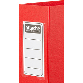 Папка-регистратор Attache 80 мм красная полифом