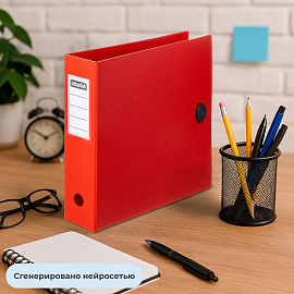 Папка-регистратор Attache 80 мм красная полифом