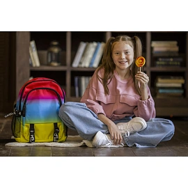 Рюкзак Трехцвет красн/ синий /желтый