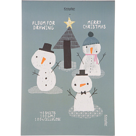 Альбом для рисования Kroyter Christmas А4 40 листов
