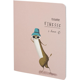 Тетрадь общая Kroyter Art А5 60 листов в клетку на скрепке