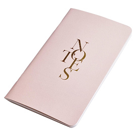 Блокнот Be Smart Notes 130х210 мм 48 листов розовый в линейку на скрепке