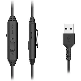 Гарнитура проводная A4Tech Fstyler FH100U (FH100U (STONE BLACK)) фото Гарнитура проводная A4Tech Fstyler FH100U (FH100U (STONE BLACK))